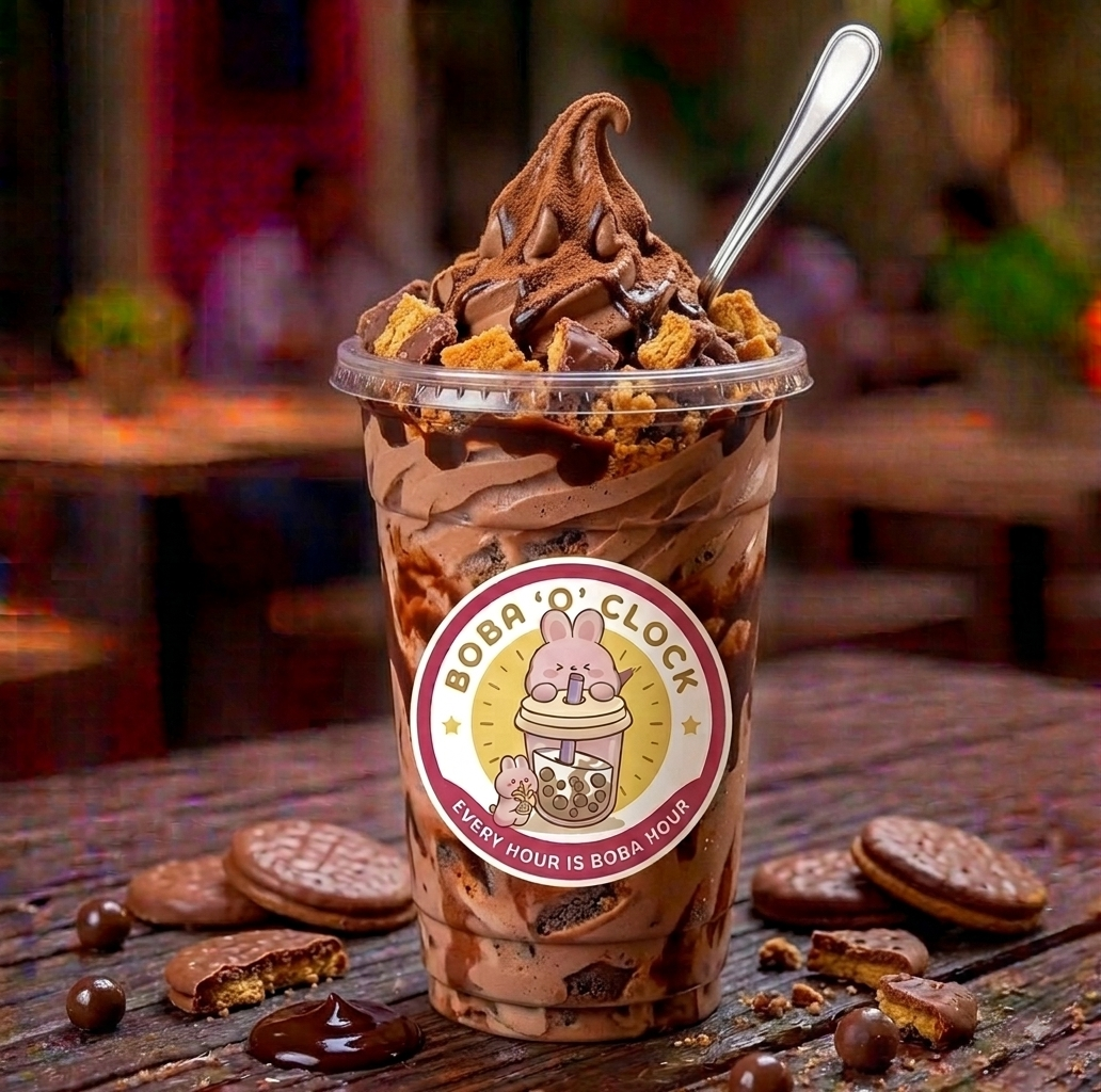 Chocolate Biscuit Sundae