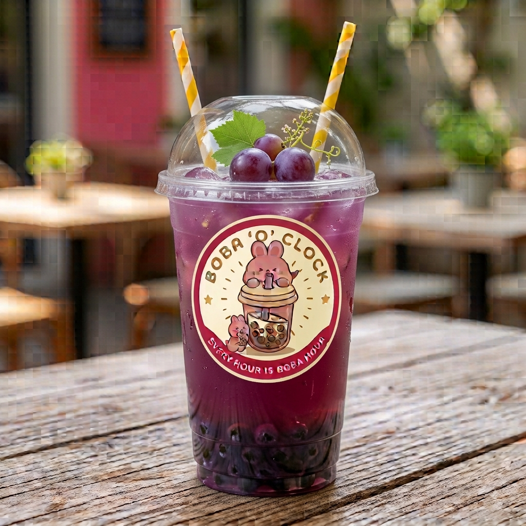 Grape Boba Tea